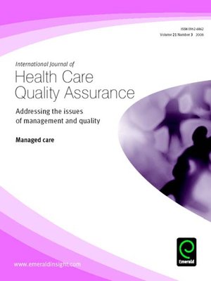 cover image of International Journal of Health Care Quality Assurance, Volume 21, Issue 3